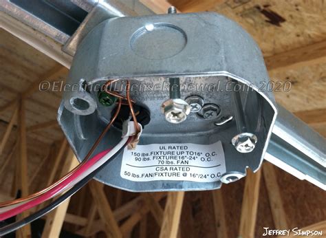 my junction box is too small for ceiling fan|ceiling fan bracket not fitting.